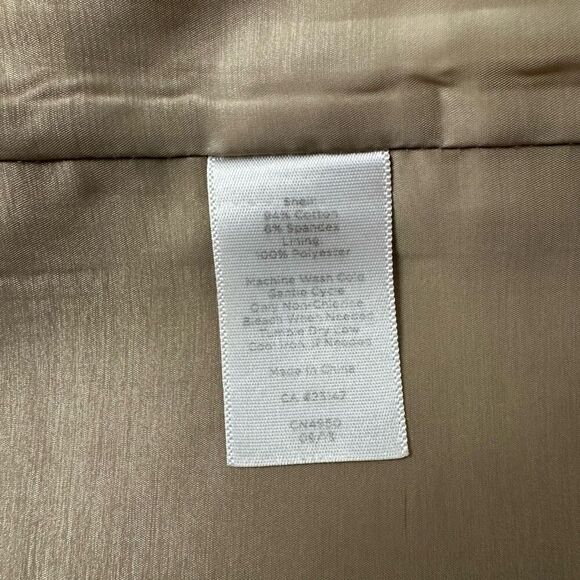 Talbots Light Tan Straight Skirt size 10 - Picture 7 of 8